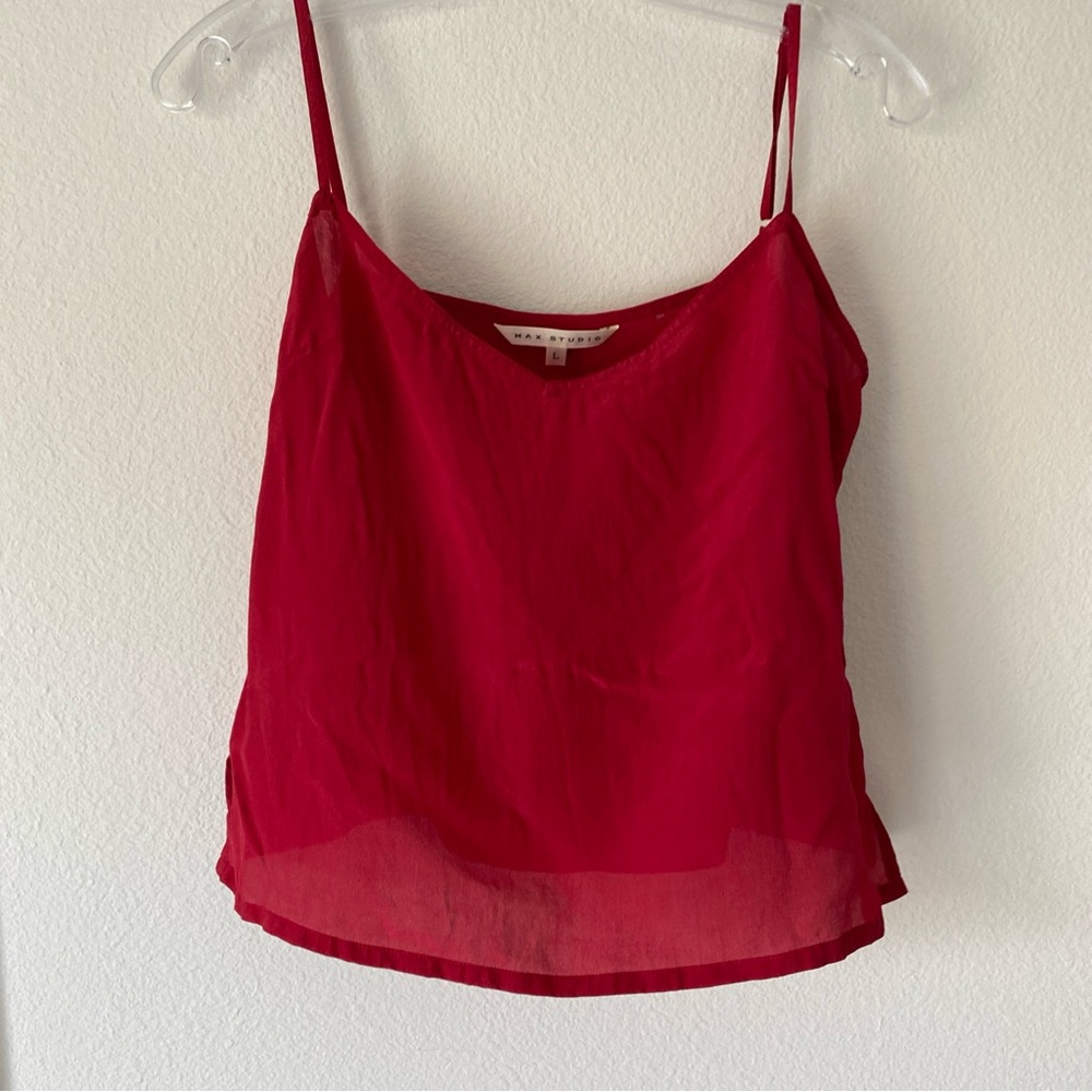 100% silk vintage max studio cami